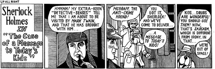 SHERLOCK HOLMES IN THE CASE OF A MESSAGE TO TODAY'S KIDS