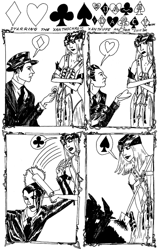 XANTHOCHROIC XANTHIPPE AND HER SUITOR