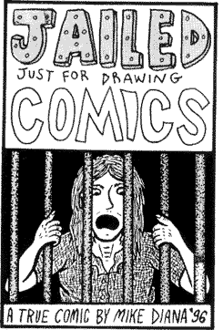 JAILED JUST FOR DRAWING COMICS