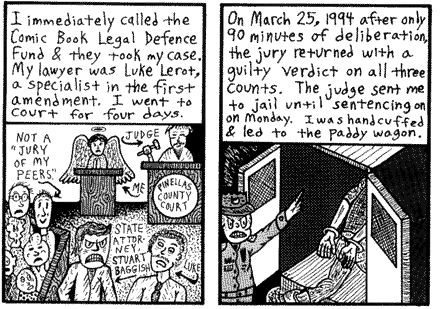 JAILED JUST FOR DRAWING COMICS