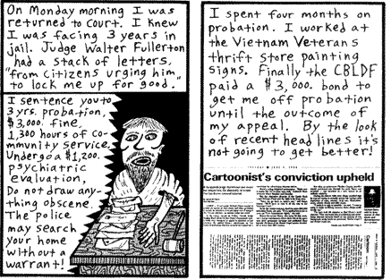 JAILED JUST FOR DRAWING COMICS